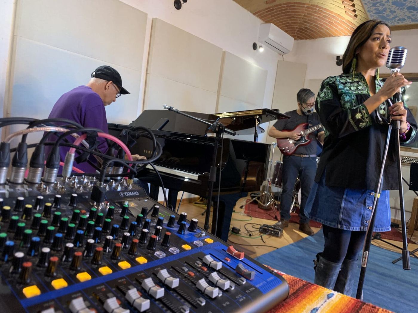 Sesión de grabación en estudio